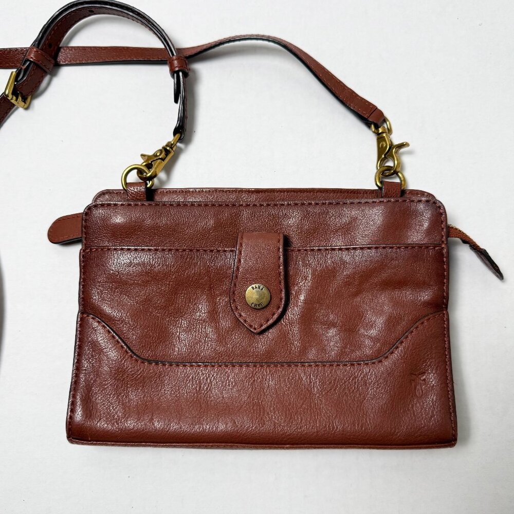 Frye Lucy Leather Crossbody Bag